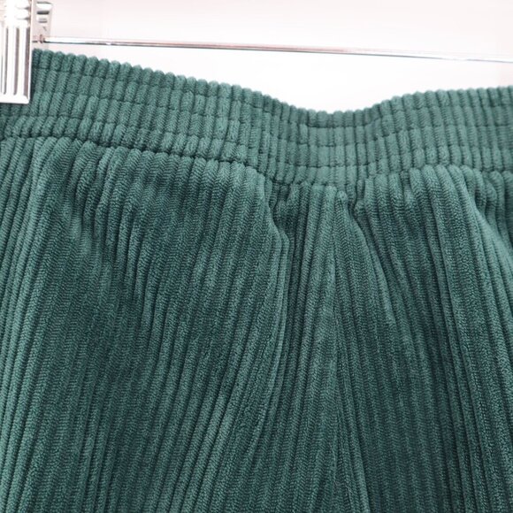 Bagatelle Green Corduroy Flare Pants Womens M Retro Hippie Boho 70's Bohemian - Picture 3 of 9